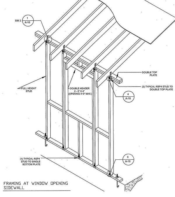 10x10 Storage Shed Plans 09 Window Frame