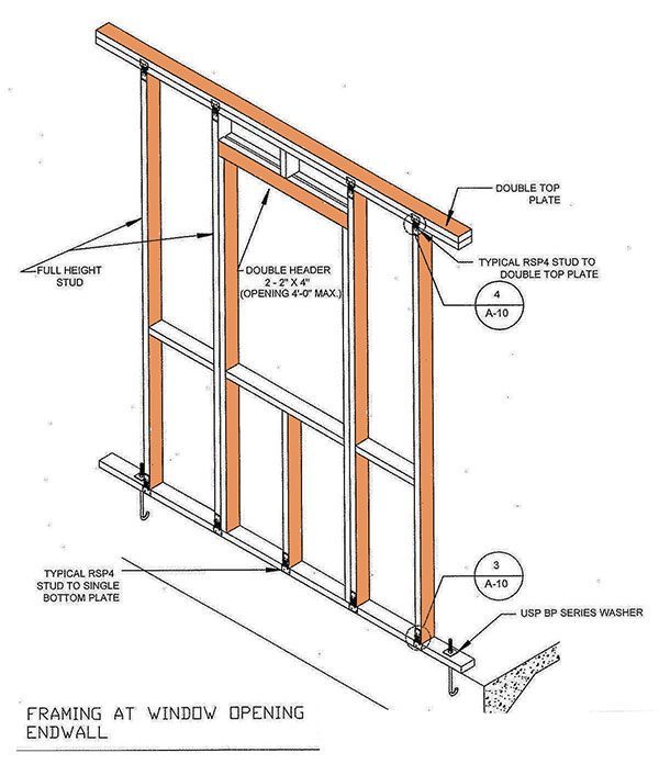 10x10 Storage Shed Plans 10 End Wall Window