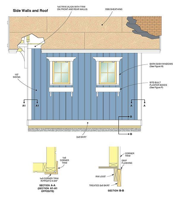  12 Storage Shed Plans &amp; Blueprints For Constructing A Beautiful Shed