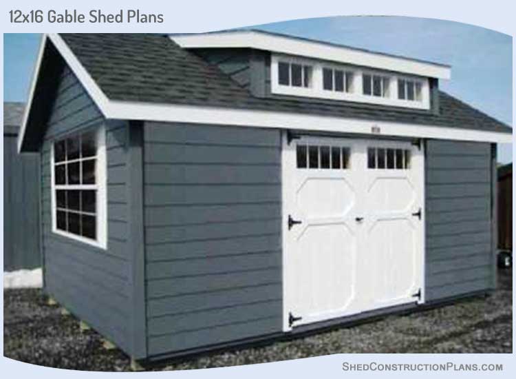 12x16 Storage Shed Plans Blueprints 00 Draft Design