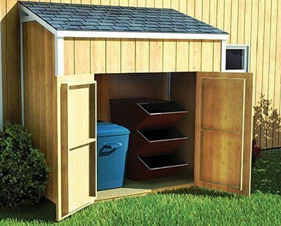 4×6 Lean To Shed Plans &amp; Blueprints For Making a Small Shed