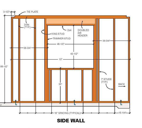 Two Storey Shed Plans &amp; Blueprints For Large 10×10 Gable Shed