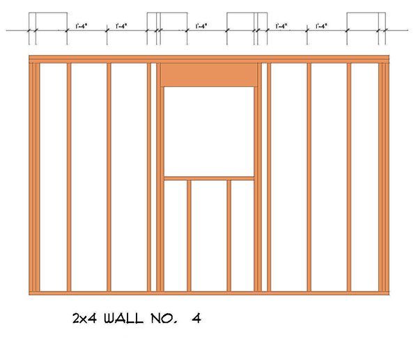 12x12 Hip Roof Shed Plans 05 Left Wall Frame