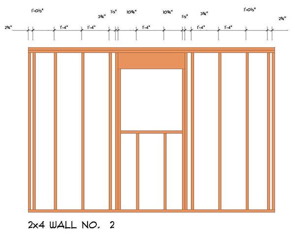 12x12 Hip Roof Shed Plans 07 Right Wall Frame