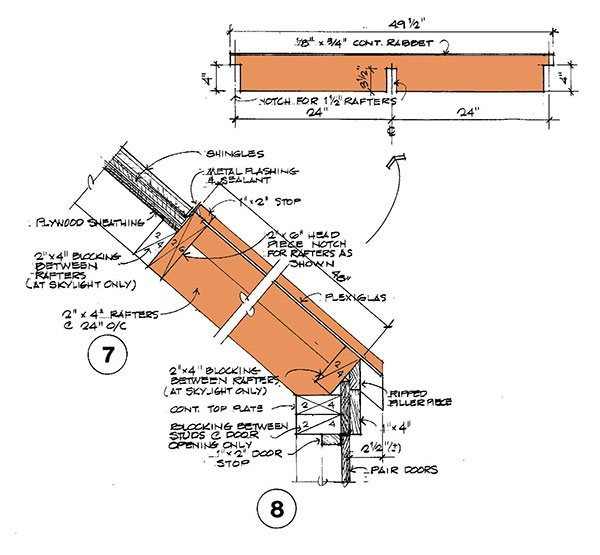 8×12 Clerestory Shed Plans &amp; Blueprints For Storage Shed