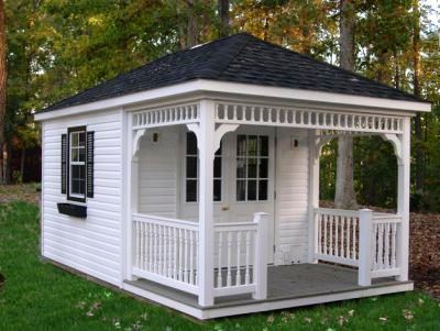8×12 hip roof shed plans & blueprints for cabana style shed
