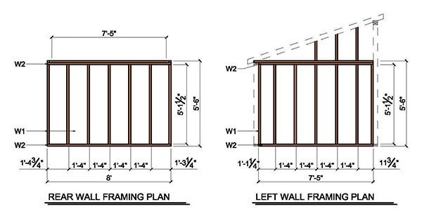 10x16 shed board and batten shed plans