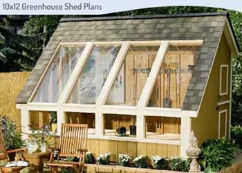 10x12 Greenhouse Shed Plans Blueprints